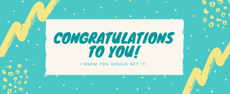 Congratulations to You!